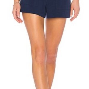 Alice + Olivia High Waist Navy Shorts